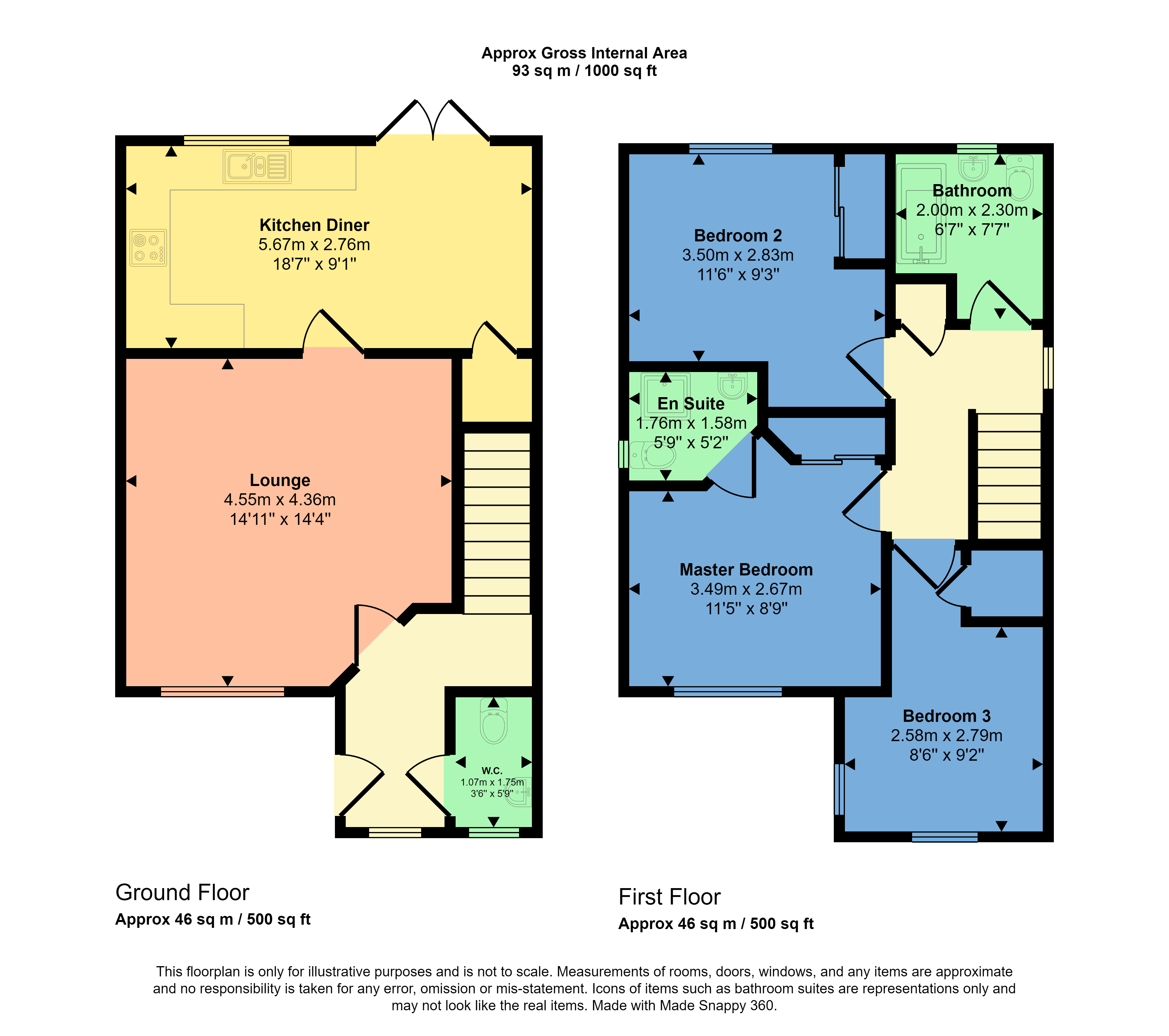 Floorplans For Law View, Leven, Fife