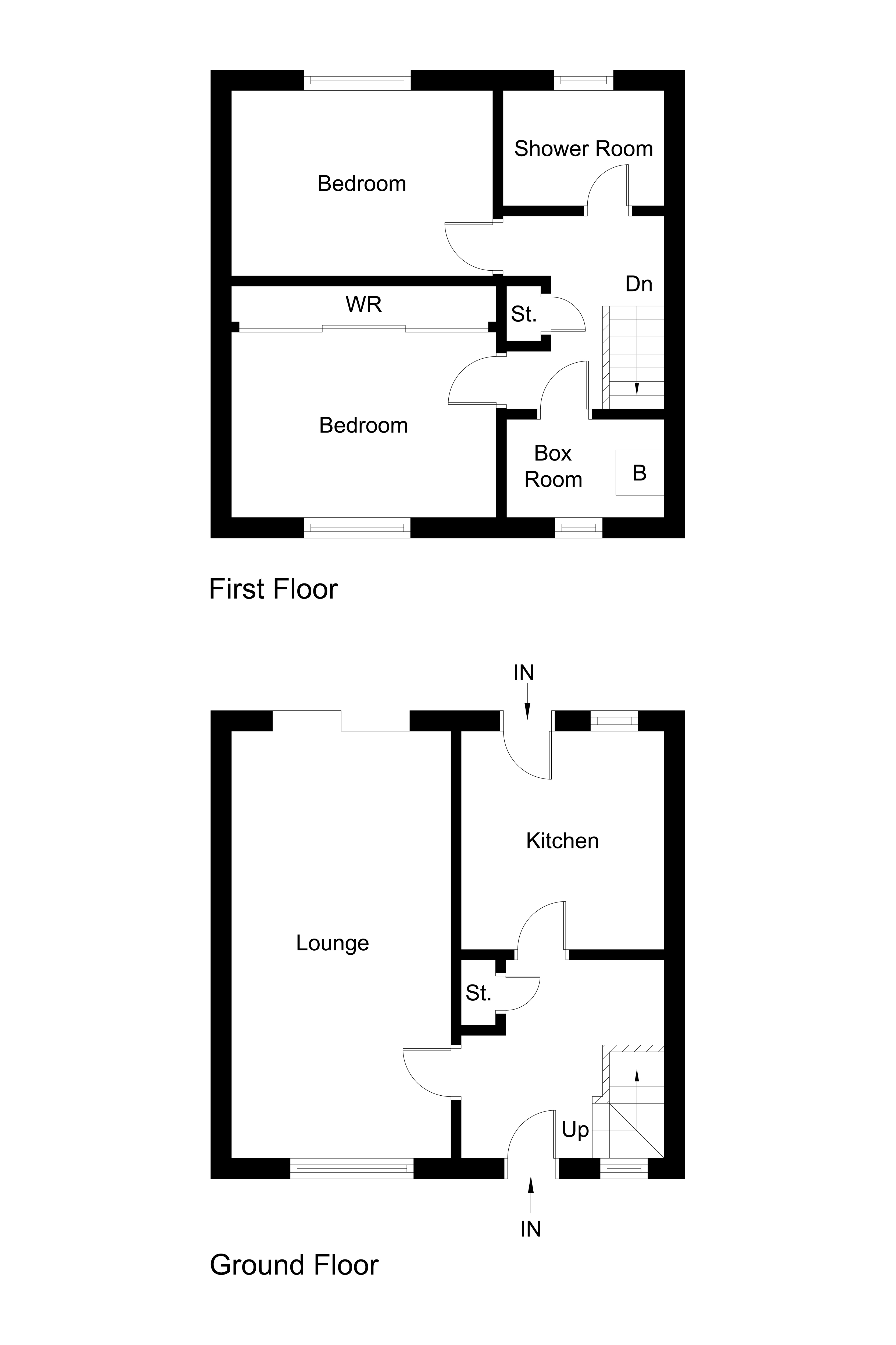 Floorplans For Crosshill, Lochgelly, Fife