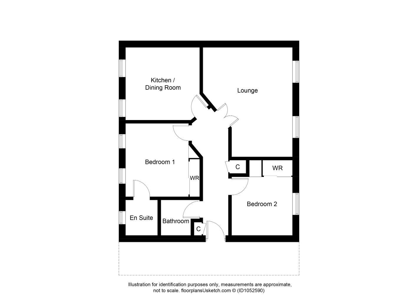 Floorplans For Lord Gambier Wharf, , Kirkcaldy, KY1 2SH