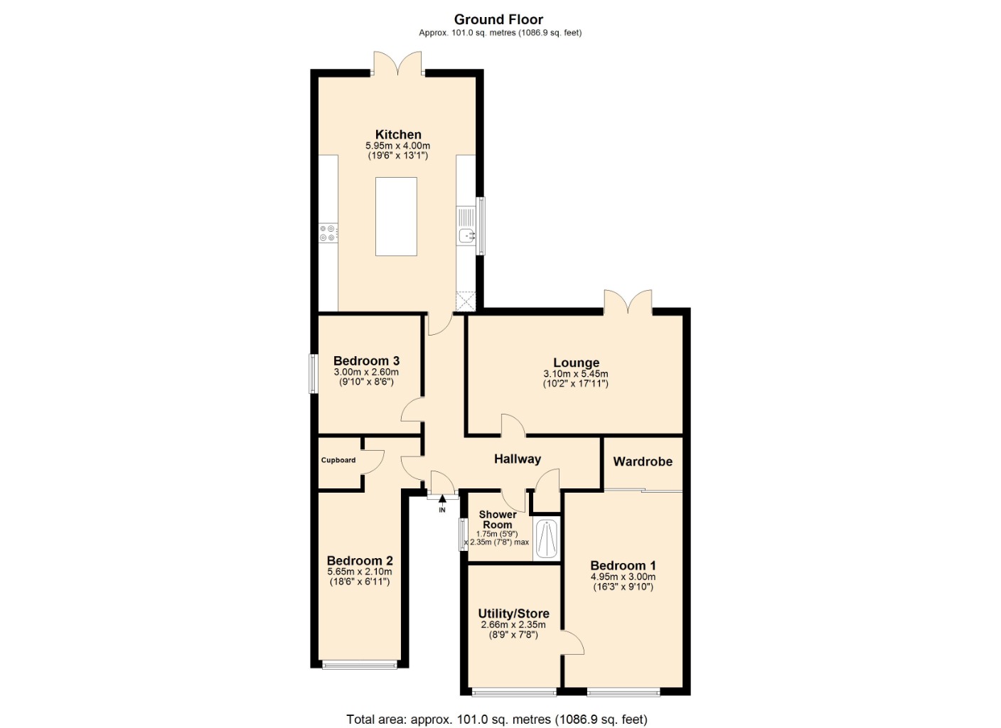 Floorplans For Long Craigs Terrace, , Kinghorn, KY3 9TD