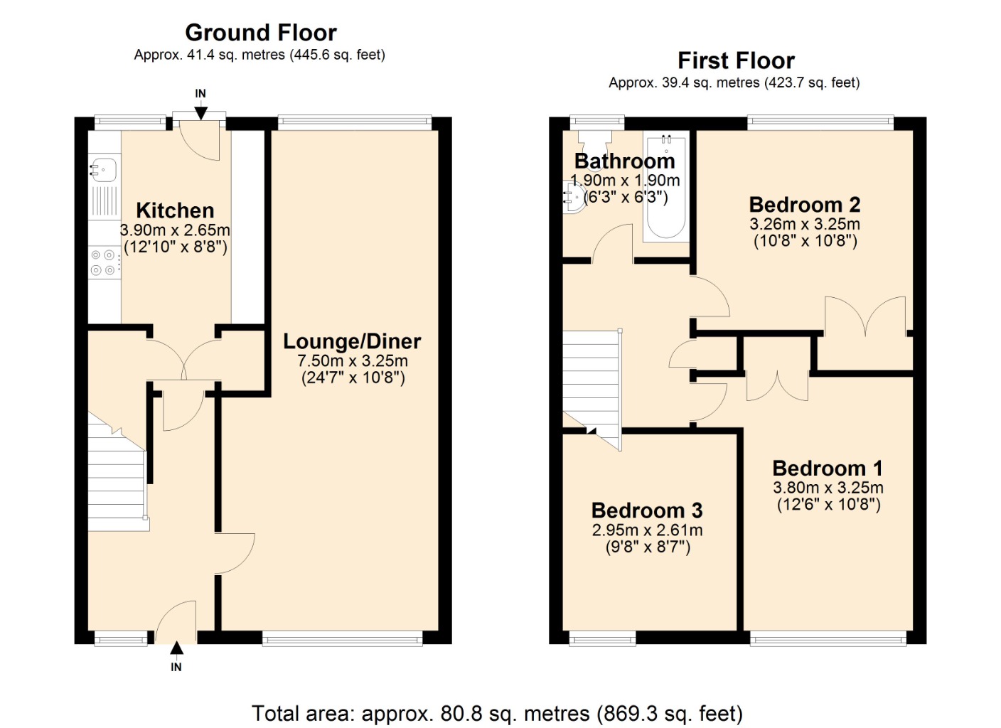 Floorplans For Hillcrest Avenue, , Kirkcaldy, KY2 5TU