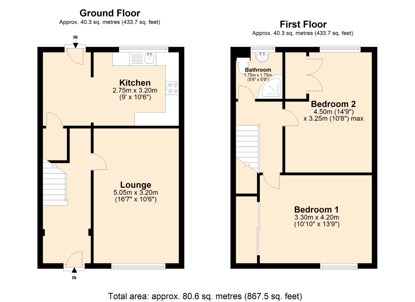 Floorplans For Redcraigs, Kirkcaldy, Kirkcaldy, KY2 6UG