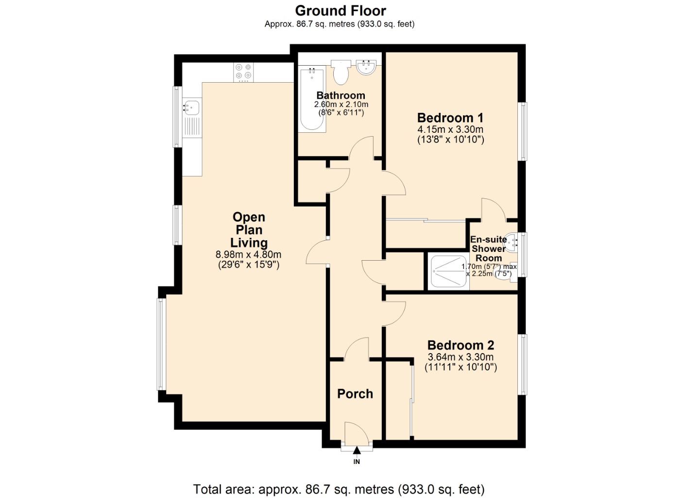 Floorplans For Corthan Court, , Thornton, KY1 4BS