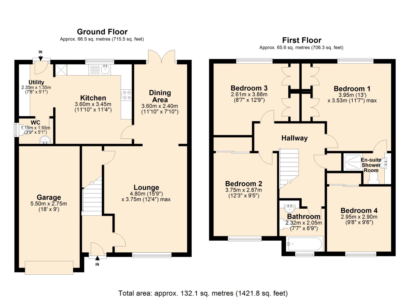 Floorplans For Woodlea Grove, , Glenrothes, KY7 4AE