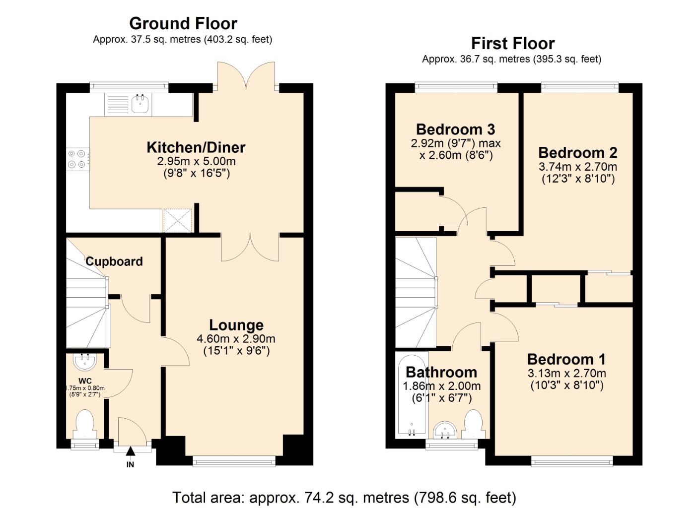 Floorplans For Newton Place, Kirkcaldy, East Wemyss, KY1 4BW