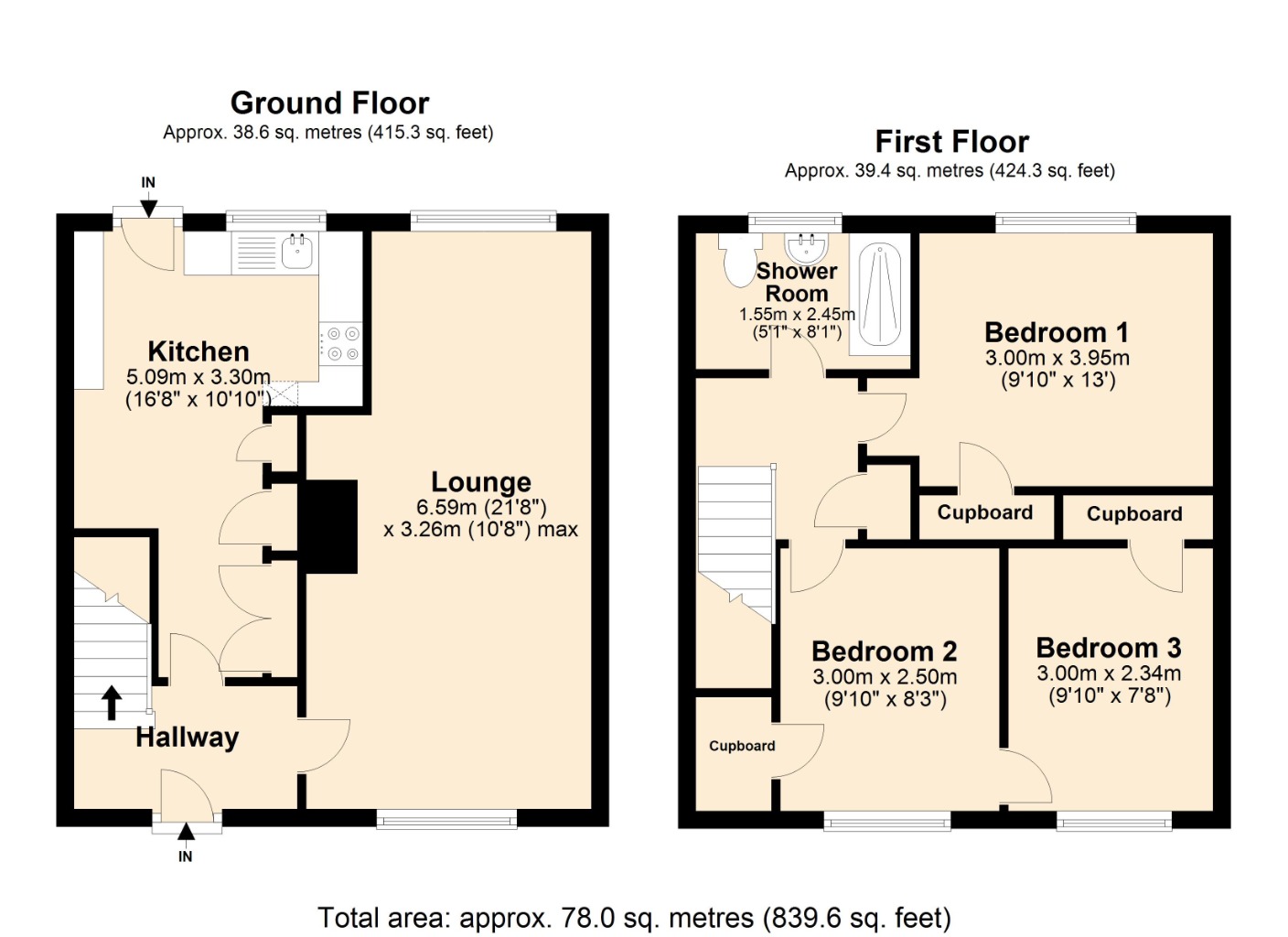 Floorplans For Cramond Gardens, , Kirkcaldy, KY2 6DN