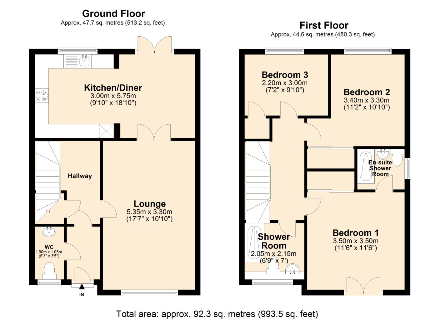 Floorplans For Back Dykes, , East Wemyss, KY1 4RY