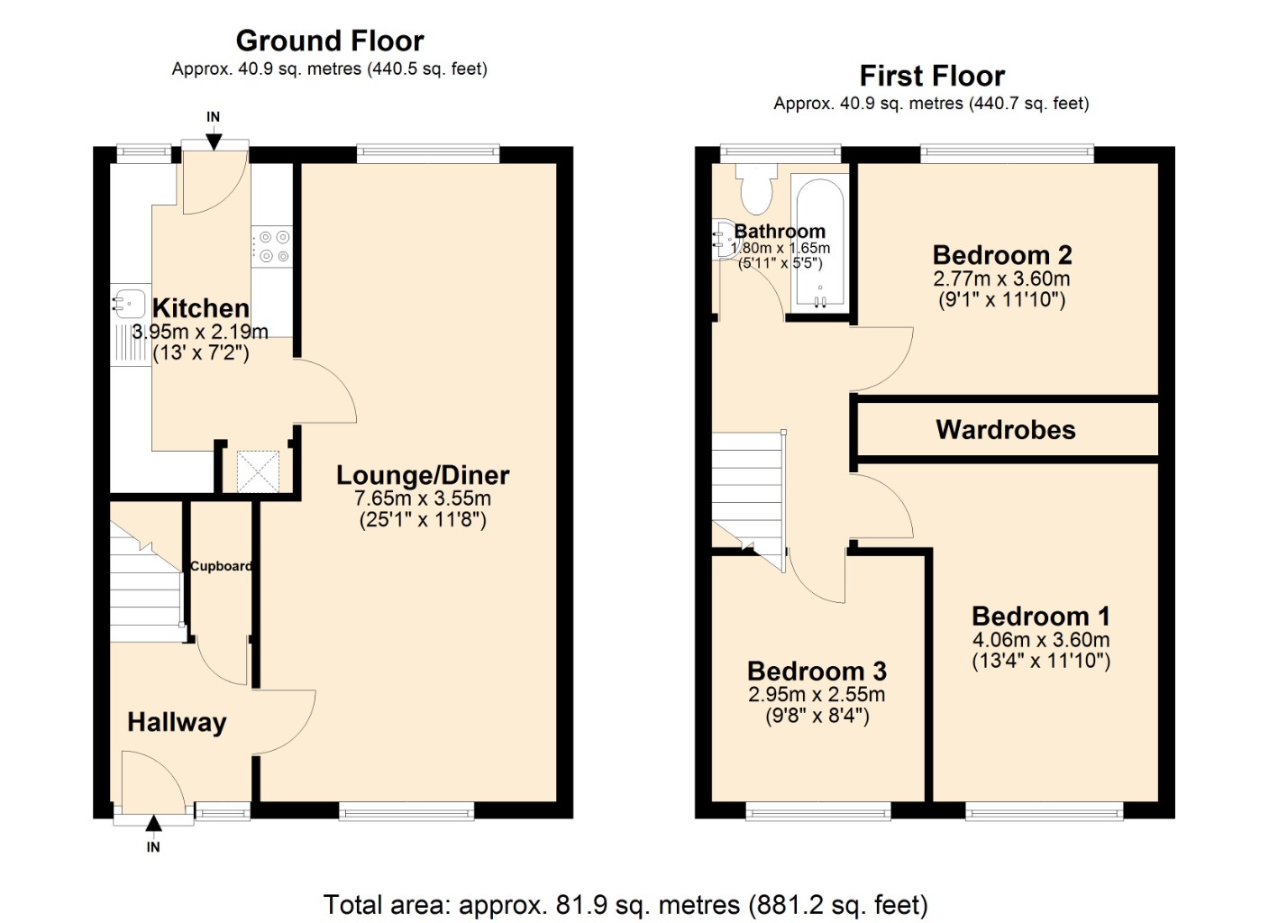 Floorplans For Barnton Place, , Glenrothes, KY6 2PS