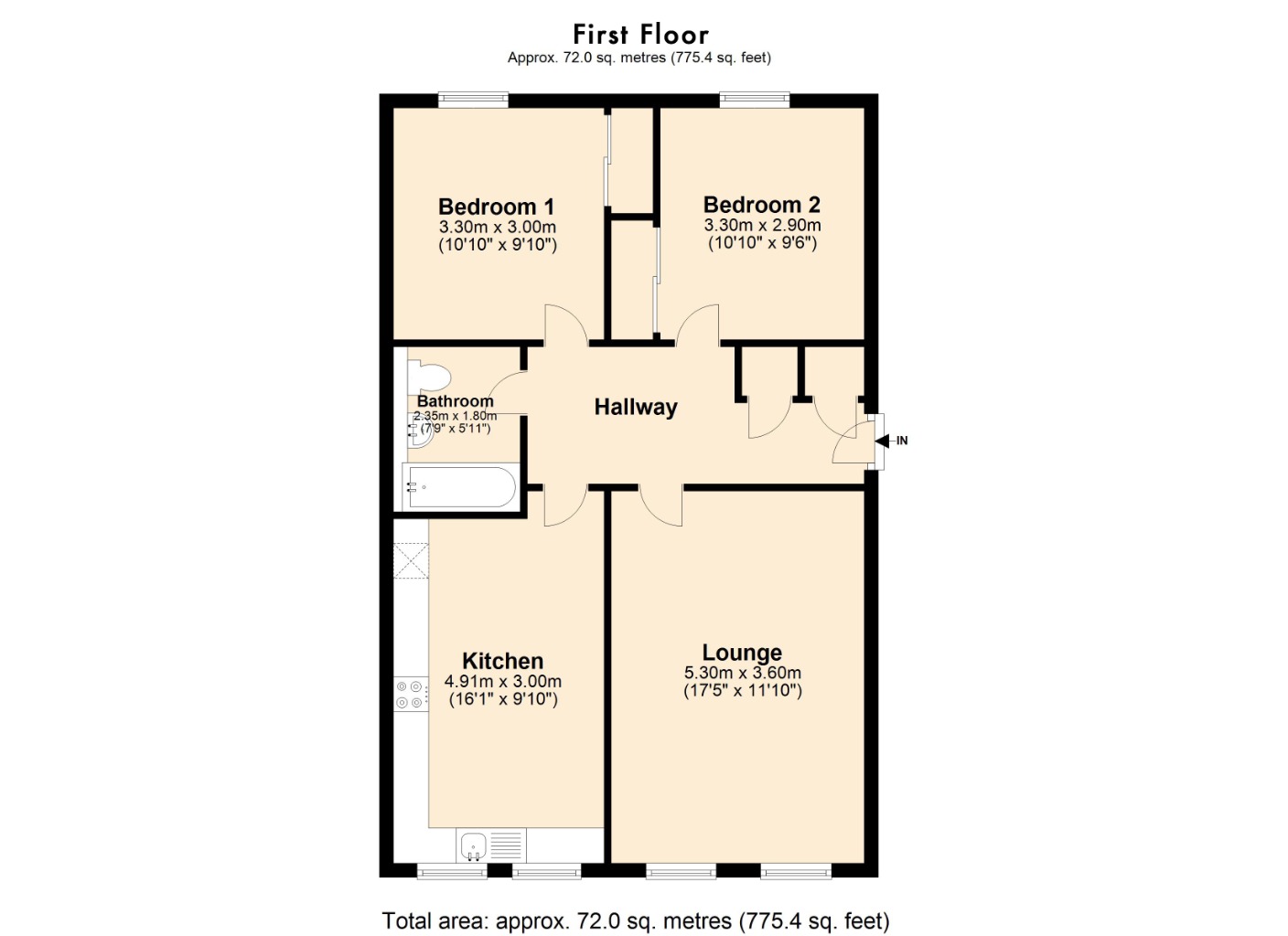 Floorplans For Canon Byrne Glebe, , Kirkcaldy, KY1 2RE