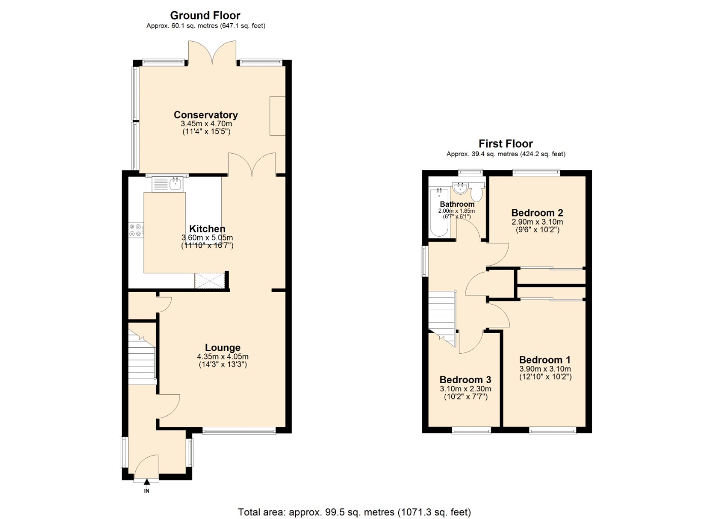 Floorplans For Ralston Drive, , Kirkcaldy, KY2 6XH